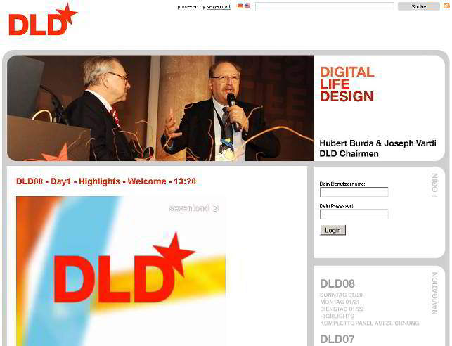 Video-Archiv von Veranstaltungen: DLD